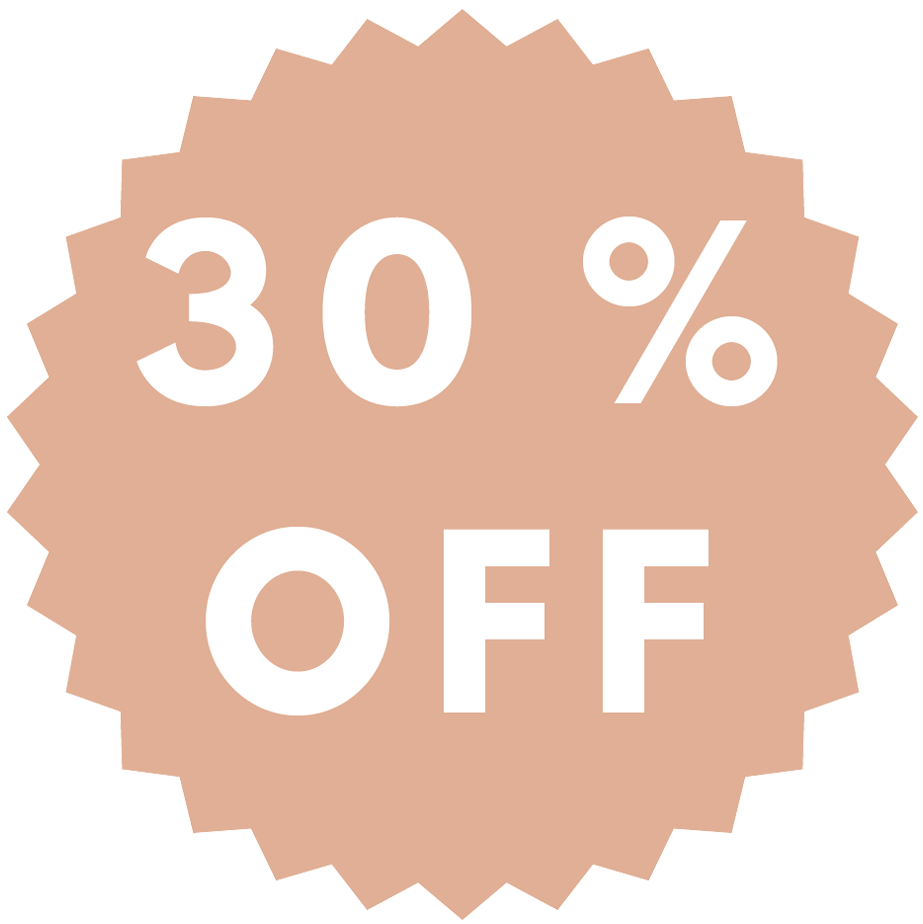 Tag with Text 30 % off